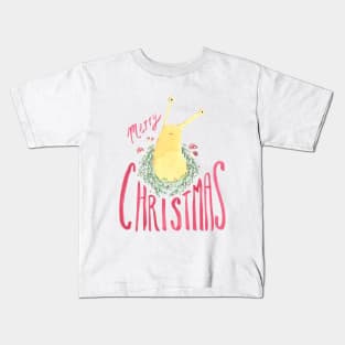 Merry Slugmas Kids T-Shirt